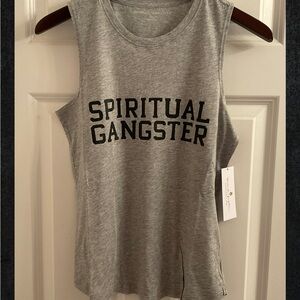 Spiritual Gangster Varsity Muscle Tank Top - NWT - Size Small